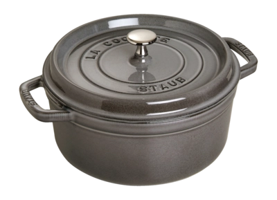 Bräter Staub La Cocotte Rund Graphitgrau 18 cm