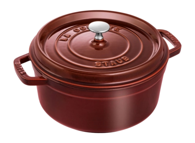 Bräter Staub La Cocotte Rund Grenadine 24 cm