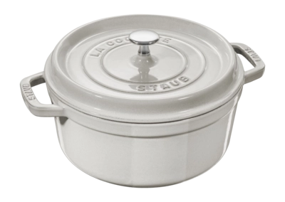 Bräter Staub La Cocotte Rund White Truffle 26 cm