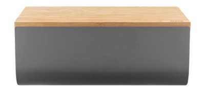 Brotkorb + Brotbrett Alessi Mattina Dark Grey