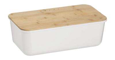 Brotbox Kela Apart mit Deckel als Schneidebrett Weiß
