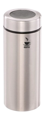 Kakaostreuer Gefu mit Mesh-Top Fina Silber