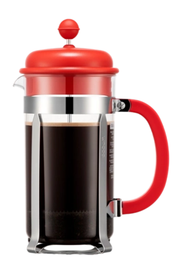 Cafetière Bodum Caffettiera 8 Tassen Rot 1 L