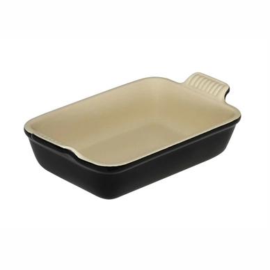 Auflaufform Le Creuset Rechteckig Ebenholz/Schwarz 19 x 14 cm