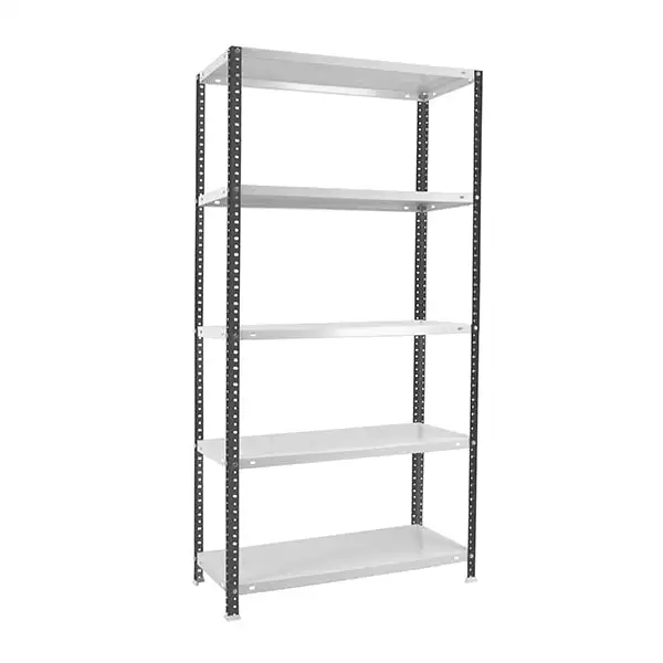 Schraubregal PANDA | HxBxT 180x90x40cm | Fachlast 100kg | Anthrazit-Weiß