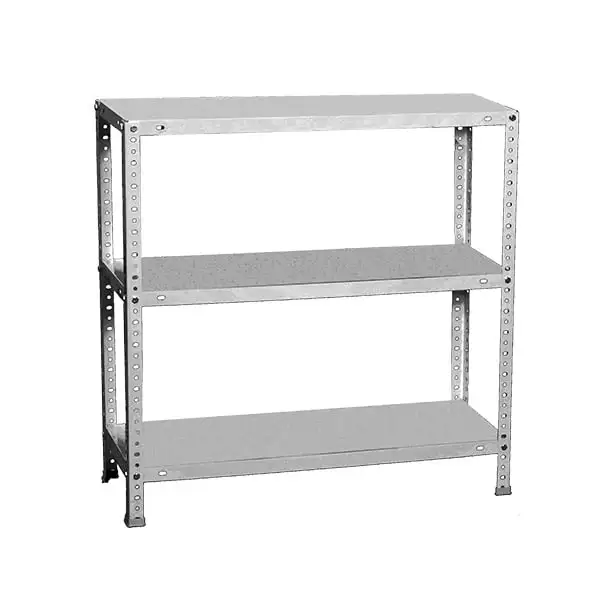 Schraubregal PANDA MID | HxBxT 150x80x40cm | Fachlast 100kg | Verzinkt