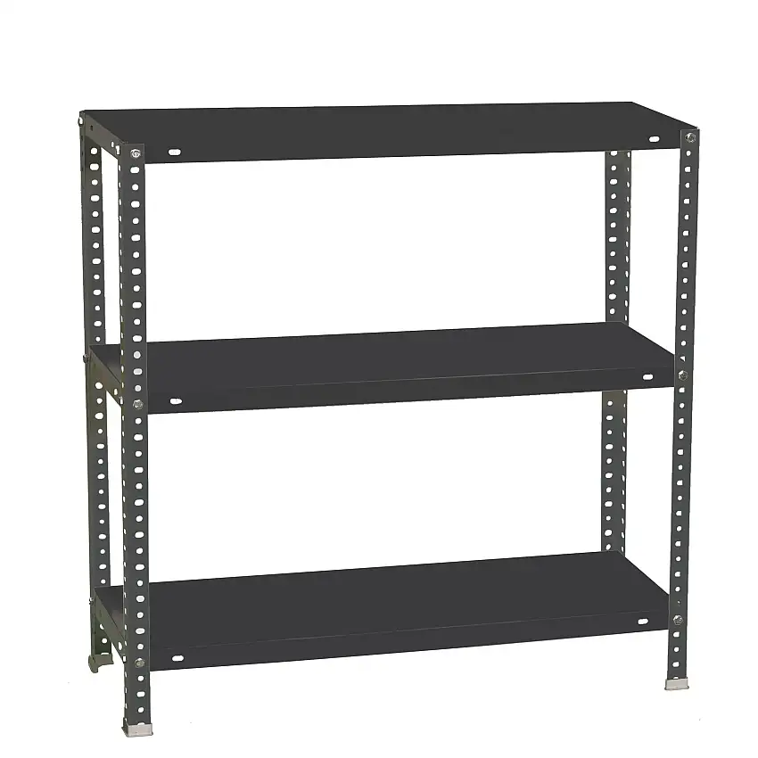 Schraubregal PANDA SMALL | HxBxT 100x110x40cm | Fachlast 90kg | Anthrazit