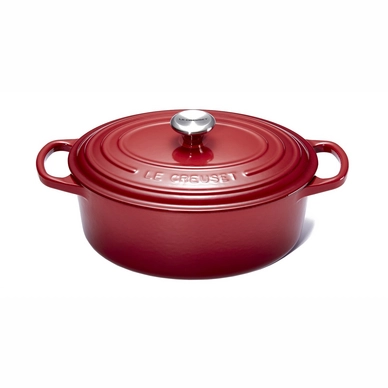 Bräter Le Creuset Signature Oval Burgundy 29 cm