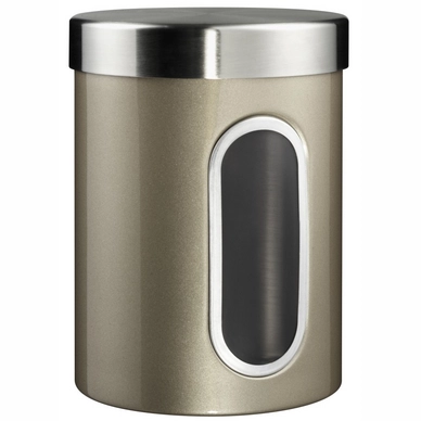 Vorratsdose mit Fenster Wesco Neu Silber