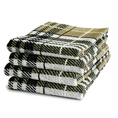 6 Küchenhandtücher DDDDD Kilt Beige (Baumwolle)