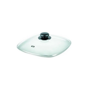 Glasdeckel Bratpfanne Fissler 28 cm Viereckig