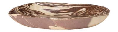 Dessertteller Ferm Living Ryu Sand / Brown 18,5 cm