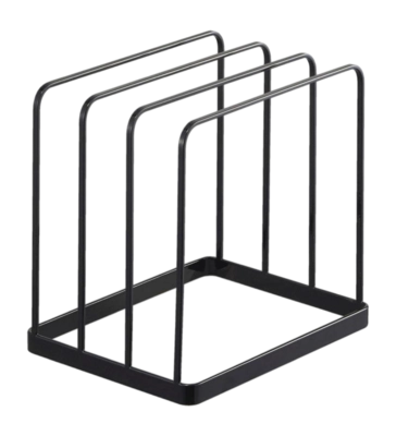 Tablett- und Schneidebretthalter Yamazaki Tower Black
