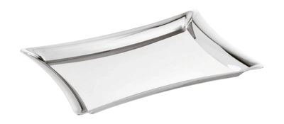 Tablett Sambonet Bamboo Cash Tray Silverplated