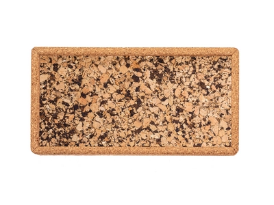 Tablett ZicZac Querco Coal 28 x 14,5 cm