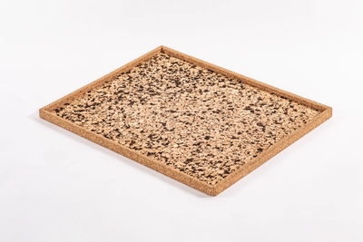 Tablett ZicZac Querco Coal 46 x 36 cm