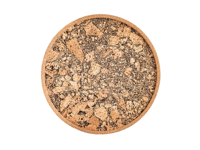 Tablett ZicZac Querco Earth 40 cm