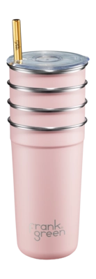 Trinkbecher Frank Green Party Blushed 475 ml (Set mit 4)