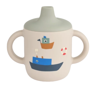Trinkbecher Liewood Neil Sippy Cup Sailing / Sandy 150 ml