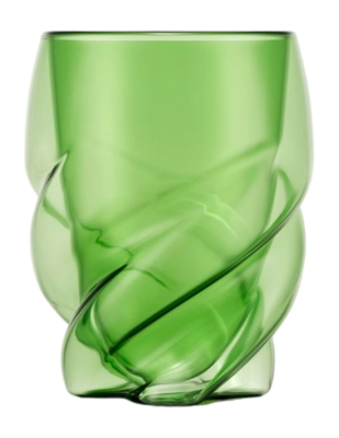 Doppelwandig Glas Bodum Pavina Paris Twisted Grün 270 ml 9,2 cm (2er-Set)