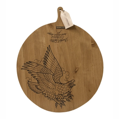 Trenchierbrett Dutchdeluxes Round Tattoo Eagle