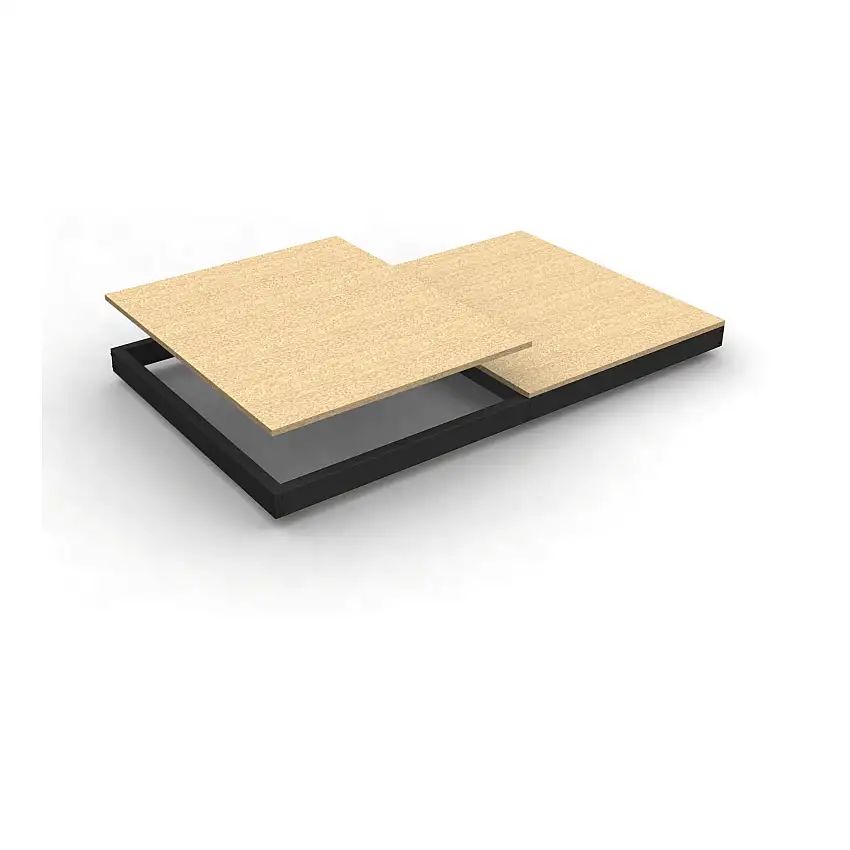 Zusatzebene für Schwerlastregal WOOD BEAST | BxT 180x90cm | Fachlast 600kg | Spanplatten-Fachboden | Anthrazit
