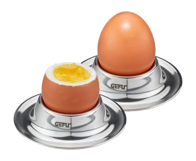 Eierbecher Gefu Ovo Silber (2er-Set)