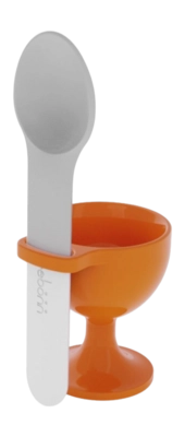 Eierbecher Trebonn Mit Löffel Orange