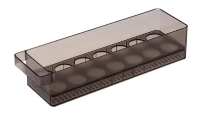 Eierregal Kühlschrank Yamazaki Tower Black
