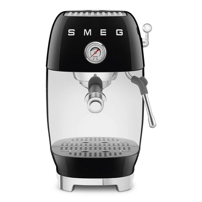 Espresso-Kaffeemaschine Smeg ECF03BLEU 50's Style Black