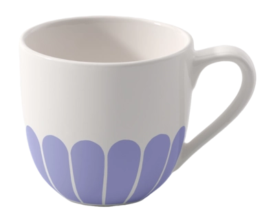 Espressotasse Villeroy & Boch Fleur White / Purple 70ml (6er-Set)