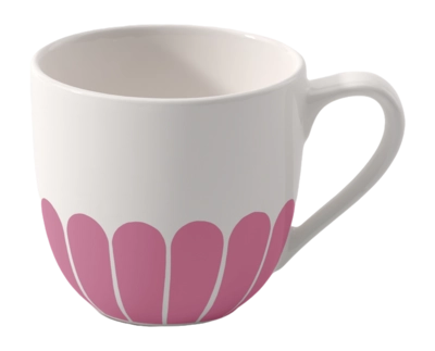 Espressotasse Villeroy & Boch Fleur White / Cassis 70ml (6er-Set)