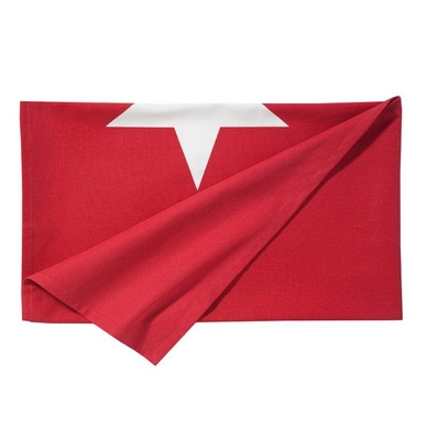 Tischdecke DDDDD Étoile Rot (Baumwolle)