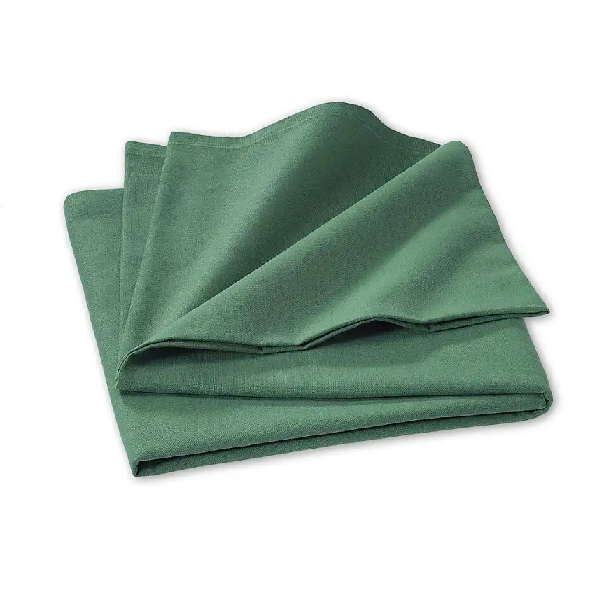 Fairtrade Tischdecke, jadegrün, 135 x 135 cm, Biobaumwolle