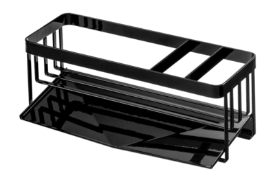 Flaschen- & Schwammhalter Yamazaki Tower Black