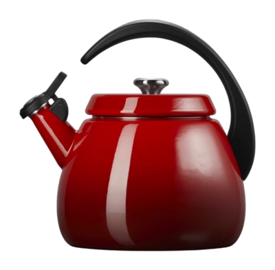 Wasserkessel Le Creuset Cloche Kirscherot 2,1 Liter