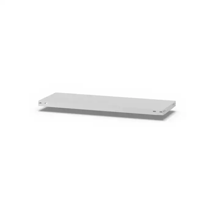 Zusatzebene für Antibakterielles Fachbodenregal Stecksystem MAGNUS Made in Germany | BxT 100x30cm | Traglast 150kg | Antibakterielle Beschichtung | Weiß