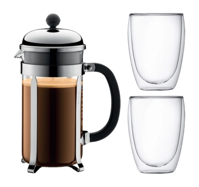 French Press Bodum Chambord Set Chrome 350 ml