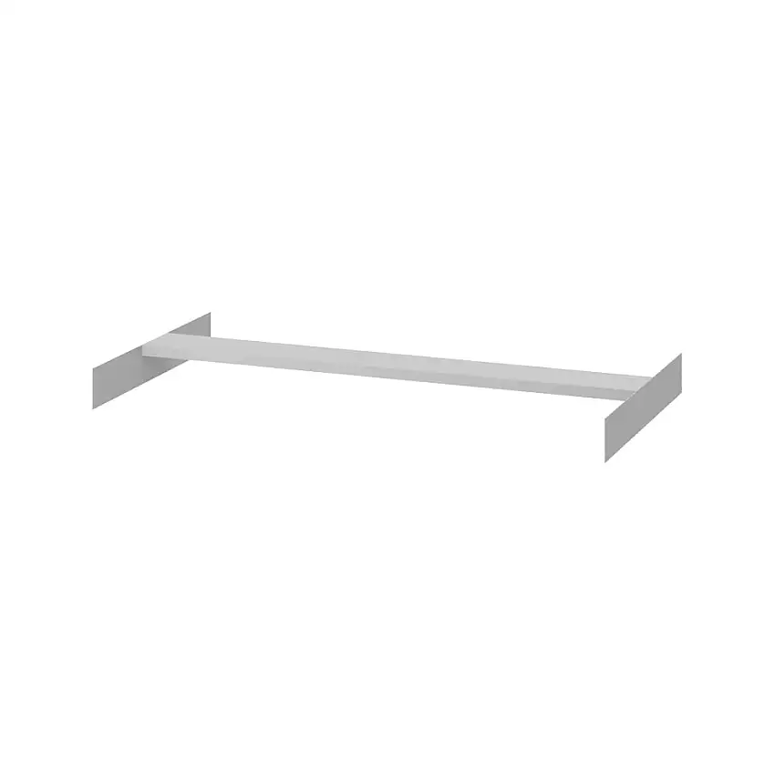 Zusatzebene für Pendelhefter-Regal einseitig Stecksystem MAGNUS Made in Germany | BxT 100x40cm | Traglast 40kg | Pendelsystem Elba/Leitz | Lichtgrau