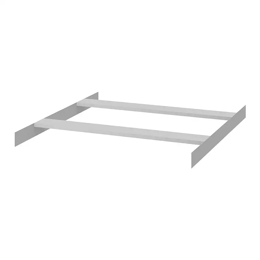 Zusatzebene für Pendelhefter-Regal doppelseitig Stecksystem MAGNUS Made in Germany | BxT 100x80cm | Traglast 40kg | Pendelsystem Zippel | Lichtgrau