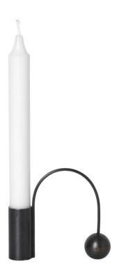 Kerzenhalter Ferm Living Balance Black Brass