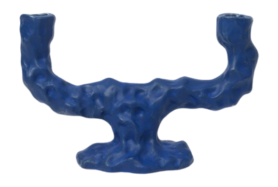 Kerzenhalter Ferm Living Dito Double Bright Blue