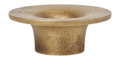 Kerzenhalter Ferm Living Soothe Messing Finish