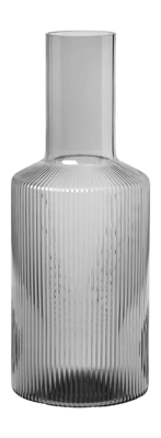 Karaffe Ferm Living Ripple Smoked Grey 1 L