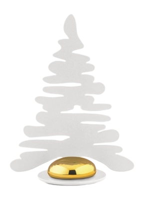 Weihnachtsdekoration Alessi Barkplace Tree White (2er-Set)
