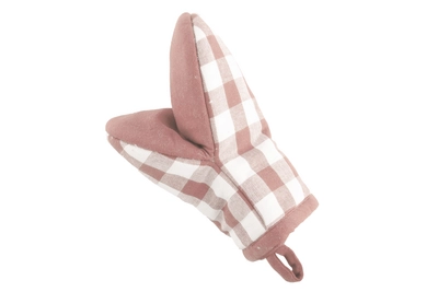 Küchenhandschuhe Tiseco Home Studio Gingham Pink (2er-Set)