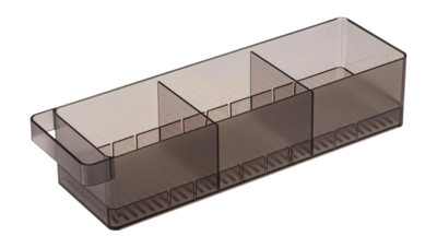 Kühlschrank-Organizer Yamazaki Tower Divider Black