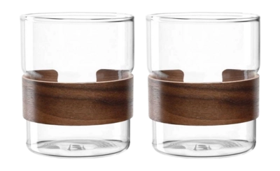 Kaffee- und Teeglas Leonardo Novo Legno 430ml (2er-Set)