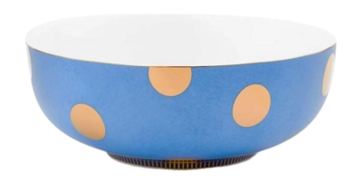 Schüssel Pip Studio Dot Delight Light Blue-Gold 20 cm (2er-Set)