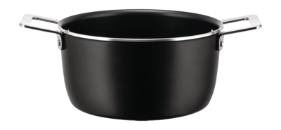 Kochtopf Alessi Pots&Pans Black 20 cm
